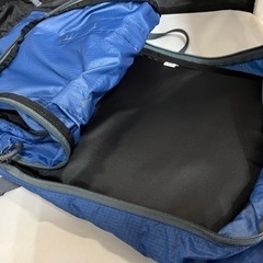 AIGLE エーグル リュックサック バックパック 登山 アウトドア ブルー×ブラック 20Lサイズ　中古美品 ①の画像
