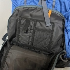 AIGLE エーグル リュックサック バックパック 登山 アウトドア ブルー×ブラック 20Lサイズ　中古美品 ①の画像