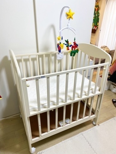 カトージ　ミニベッド　プチバニラ