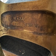 16インチ　スバル　インプレッサ　GC8 スピードライン　ホイールの画像