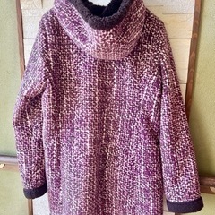 ユニクロ　裏ボア　フリースコート　Mの画像