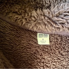 ユニクロ　裏ボア　フリースコート　Mの画像