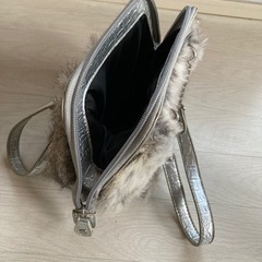 ラビットファー風★ミニハンドバッグの画像