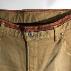 A2312-106 EDWIN JERSEYS カラージーンズ ストレッチ Lサイズ シワ有りの画像