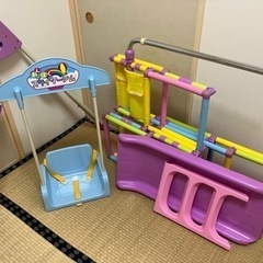 おりたたみわんぱくスライダージム ブランコ付きDX【値下げ】の画像