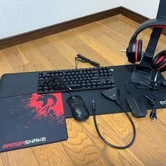 ゲーミングデバイスセット　ゲーミングキーボード　ゲーミングマウス...
