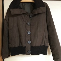 ダークブラウン　ジャンパー