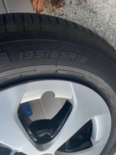 15インチ　トヨタ純正ホイールタイヤ2本セット