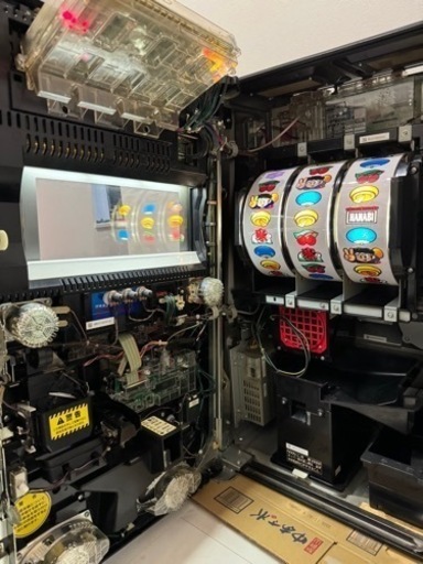 HANABI 花火 FINAL白夜Ｖｅｒ ◆コイン不要機付◆ スロット 家スロ パチスロ実機 実機 アクロス