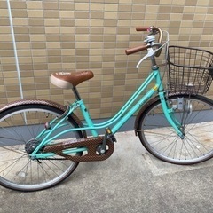 （交渉中です）24インチ子供用自転車 レガーロ ミントグリーン