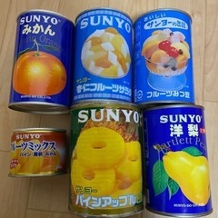 フルーツ缶詰６個