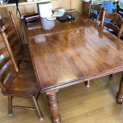 ⭐️年末値下げ‼︎ダイニングセット 輸入家具 中古美品⭐️⭐️土...