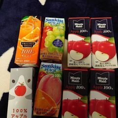 ジュース200ミリ8本とお菓子のセット【受け渡し者決定】