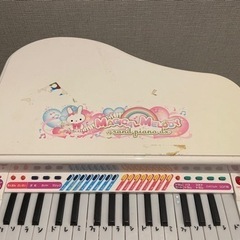 ピアノ　おもちゃ　子ども用　マイク、椅子付きの画像