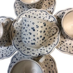 コーヒー、ティーカップ　5客の画像