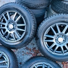 冬タイヤ 185/65R15 ブリヂストン製スタッドレス アルミ付4本組の画像