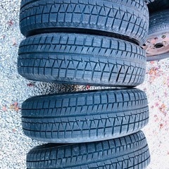 冬タイヤ 185/65R15 ブリヂストン製スタッドレス アルミ付4本組の画像
