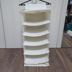 無印良品ハンガー収納の画像