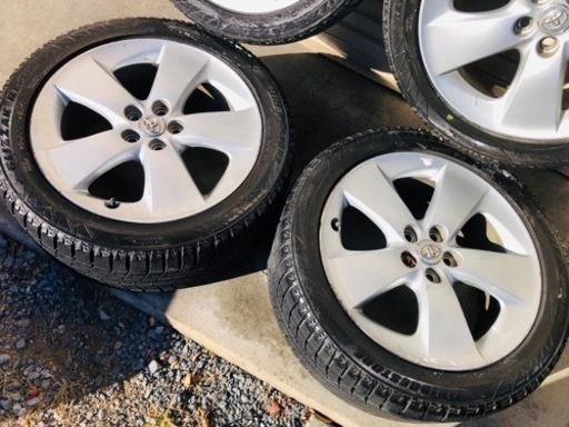 冬タイヤ 215/45R17 プリウス用アルミ付 ブリザック 4本組
