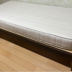 無印　ベッド　マットレス　引き出し