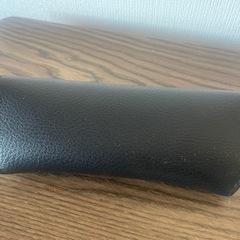 RayBan レイバン メガネケース 革 コンパクト セミハードケース ブラックの画像