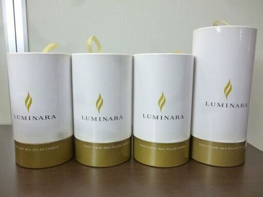 LUMINARA LEDキャンドル ギフトボックス入り アイボリー ローズの香り 4個セット 札幌市東区 新道東店 LUMINARA LEDキャンドル ギフトボックス入り アイボリー ローズの香り