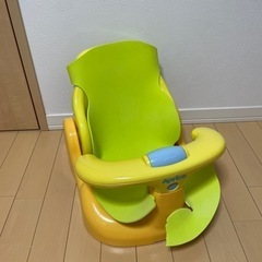 はじめてのお風呂からすぐ使えるバスチェア マット付き（イエロー）の画像