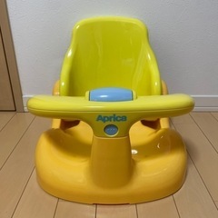 はじめてのお風呂からすぐ使えるバスチェア マット付き（イエロー）の画像