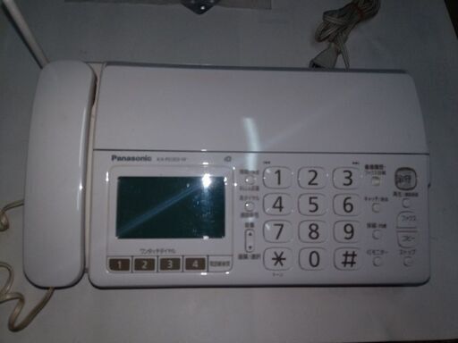 パナソニックのFAX兼用電話KX-PD303-W 使えます！２２００円！