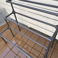 メダカ飼育ラック 棚　NV BOX 13専用設計 防錆・高強度 コンパクト設計 屋外 棚 ラックの画像