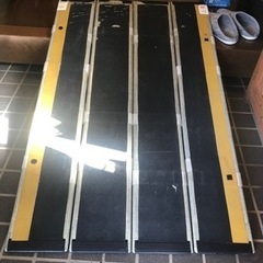 車椅子用スロープ 段差解消 介護用　車いす　一輪車　原付　スクーター　オートバイ　バイク　自転車　ペット福祉車両の画像