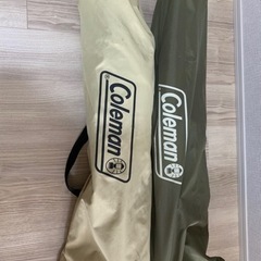 レイチェア　2脚セット　コールマン　カーキ　ベージュの画像