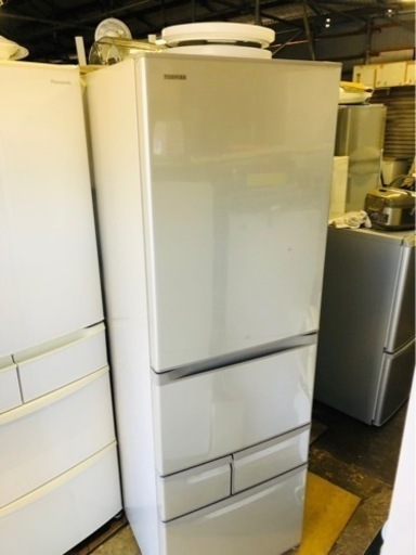福岡市内配送無料　東芝 5ドア冷蔵庫 426L（GR-43ZZ NU）