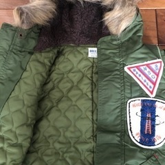 新品！BREEZEミリタリージャンパー＆ソックスの２点セット 120cmの画像