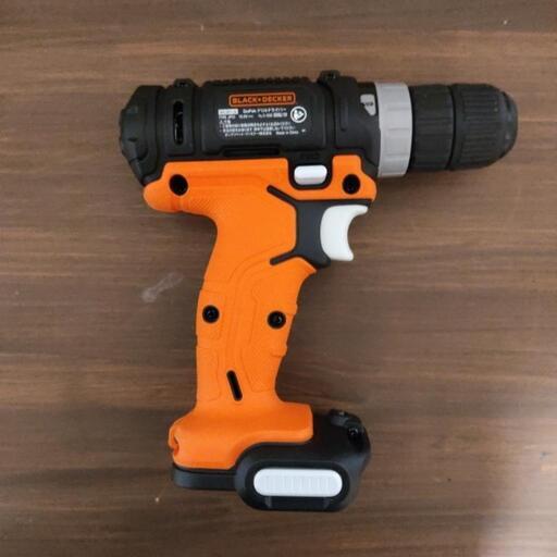 ブラックアンドデッカーのドリルドライバー（ほぼ新品）