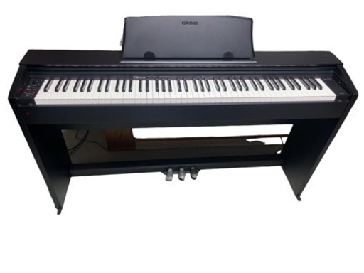 美品 CASIO カシオ Privia 電子ピアノPX-770BK 88鍵盤 3本ペダル