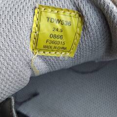 asicsアシックス　ウォーキングシューズ　ファスナー付きワイド　24.5cm（～25cm）　レディース又はメンズ　の画像