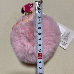 H&M フラミンゴ　バックチャームの画像