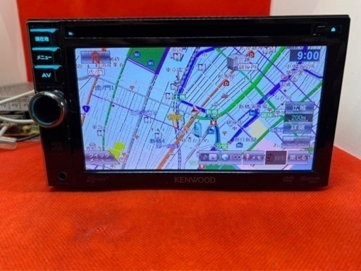 KENWOOD 簡単操作　MDV-434DT  フルセグ　新品バックカメラ付き せ6