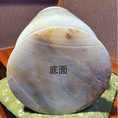 総大理石　高さ46㎝・花瓶・壺・傘立ての画像