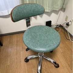 【差し上げます】椅子　グリーン