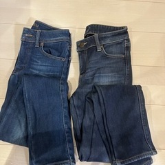 裏起毛ジーンズ　2枚