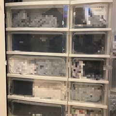 【譲る】２点 チェスト 衣類ケース　5段　(アイリスオーヤマ)の画像