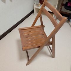 木製イス（折り畳み可）