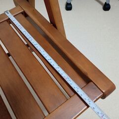 木製イス（折り畳み可）の画像
