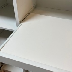 商談中【中古美品！】ニトリ　レンジ台(フォルムN RE1275 WH)の画像