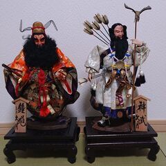 久月　神武天皇 鍾馗セット　五月人形