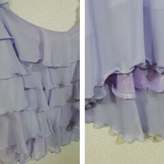 【used】【美品】 JEAN MACLEAN ジャンマクレーン ラベンダー ツーピース ドレス クリーニング済の画像