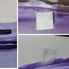 【used】【美品】 JEAN MACLEAN ジャンマクレーン ラベンダー ツーピース ドレス クリーニング済の画像