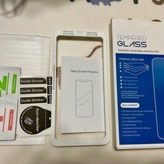 9H 強化ガラス　防護フィルム　iPhone12/12pro用の画像